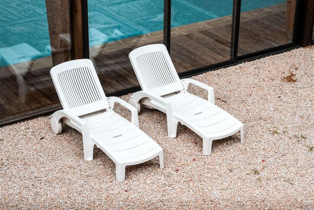 Appart-Duplex Vue Mer Panoramique Balcon & Piscine Proche Commerce Penmarcʼh Dış mekan fotoğraf